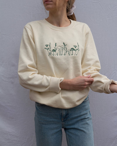 Mossbrook Embroidered Crew